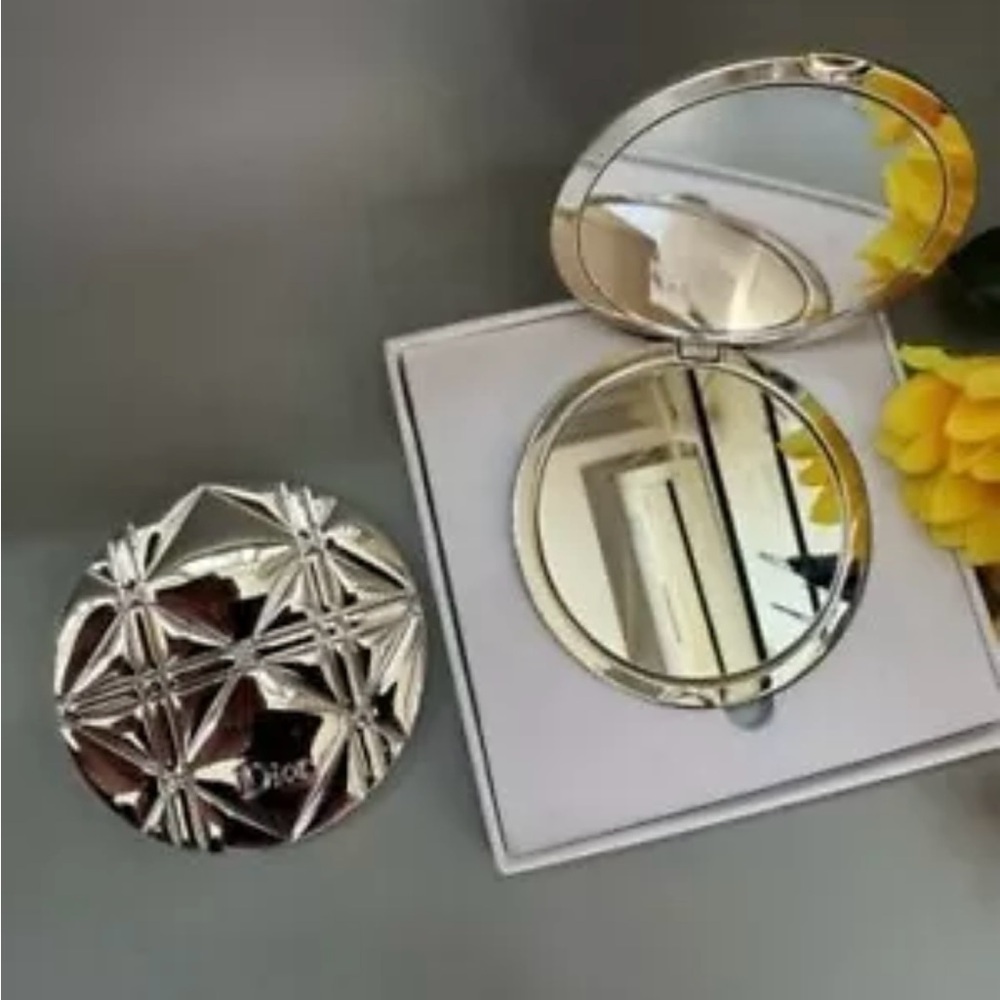 Dior Silver Mirror Double Facettes NWB